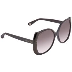 Kính Mát Gucci Grey Gradient Sunglasses GG0472S 001 56
